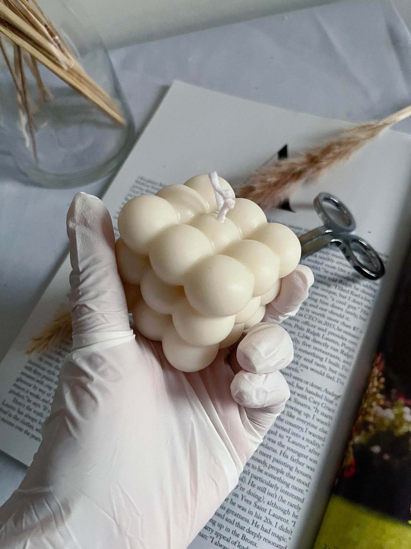 Creamy Bubble Candle