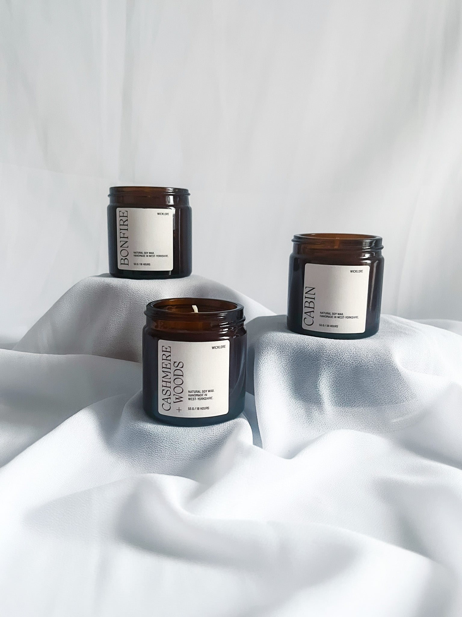 Set of 3 Mini Scented Candles