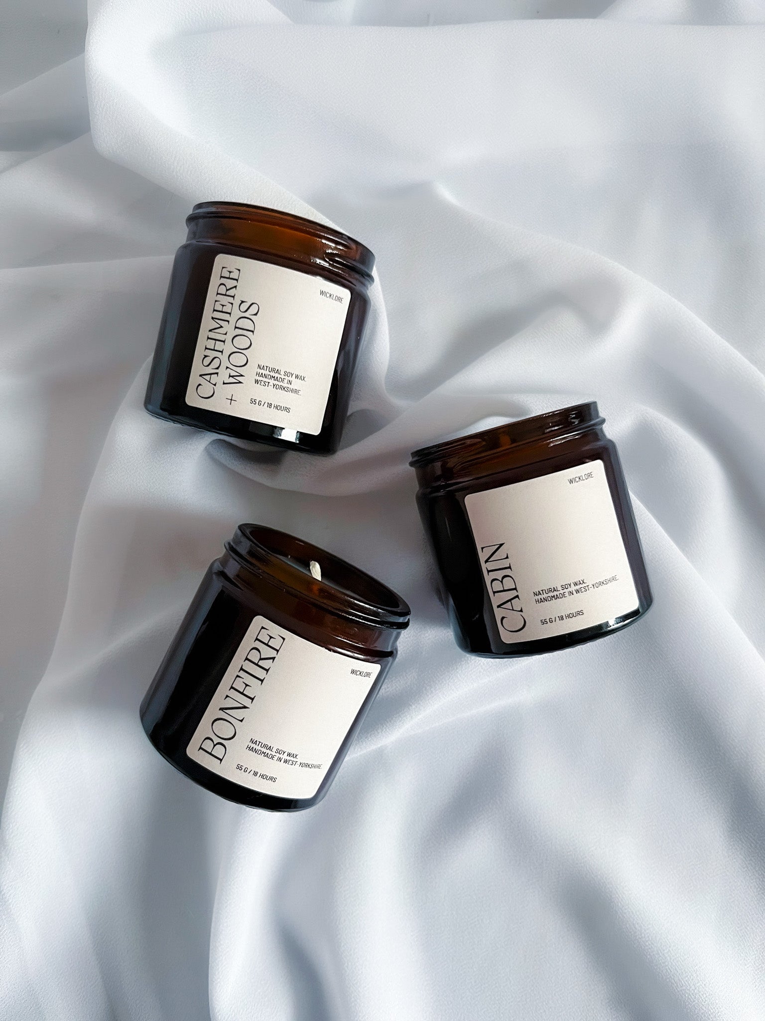 Set of 3 Mini Scented Candles