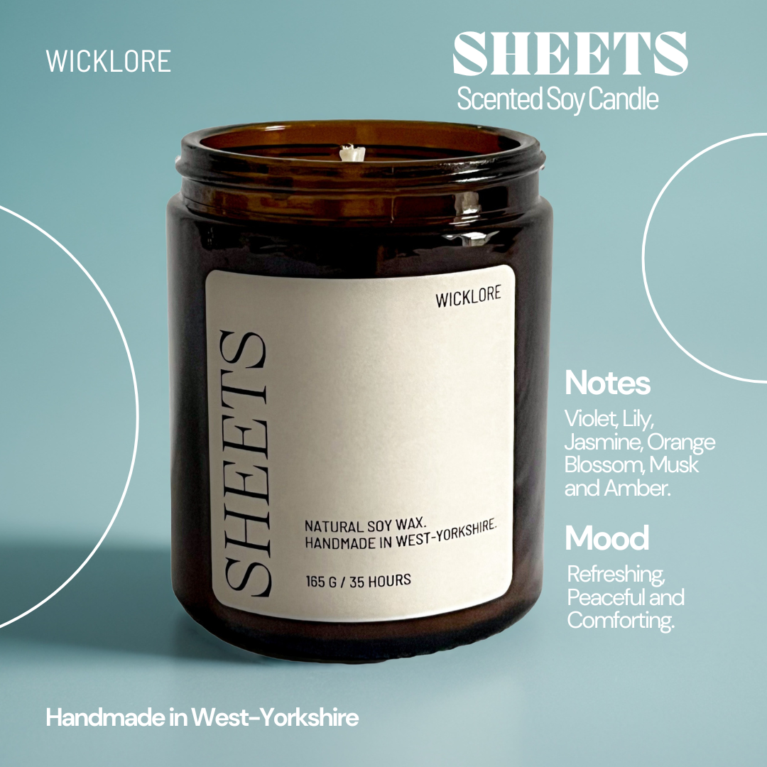 SHEETS - Scented Soy Candle