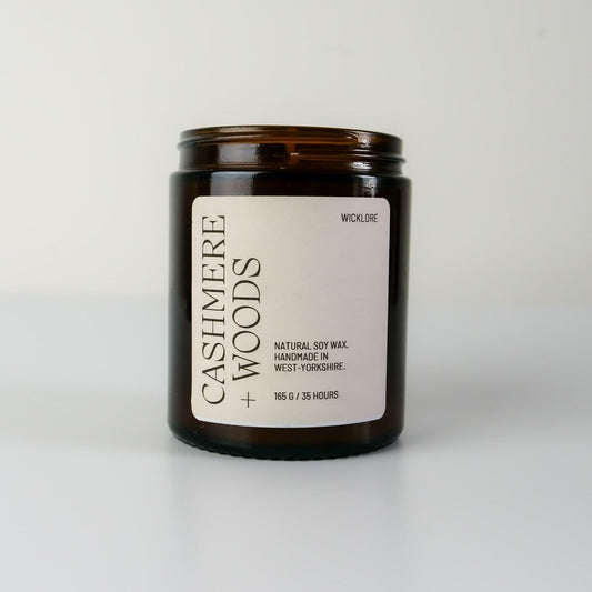 CASHMERE + WOODS - Scented Soy Candle