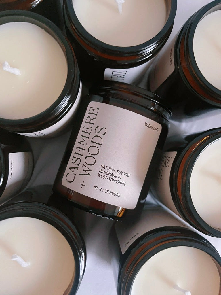 CASHMERE + WOODS - Scented Soy Candle